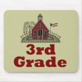 Schoolhouse Third Grade Teacher Mousepad Muismat (Voorkant)
