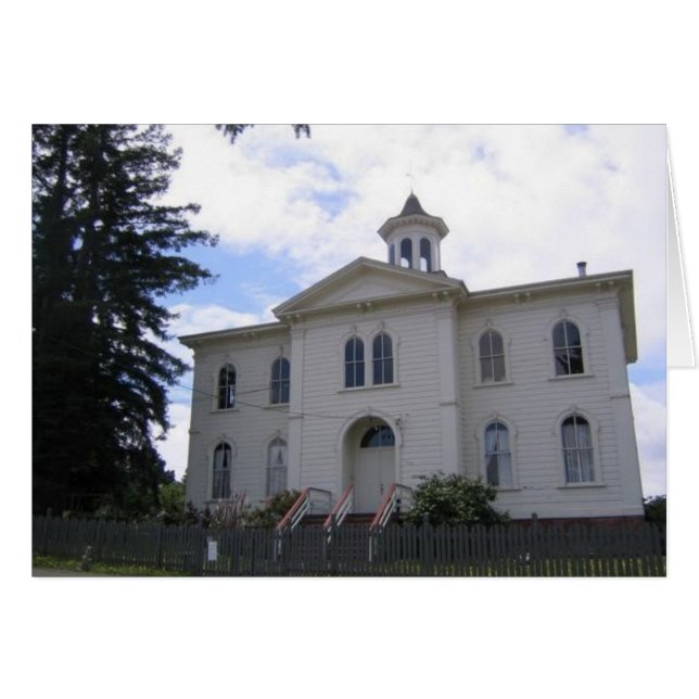 Schoolhouse van Alfred Hitchcock's The Birds (Voorkant Horizontaal)