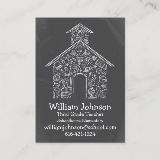 Schoolhouse Visitekaartje (Voorkant)