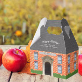 Schoolhuis gepersonaliseerde geschenkdoos bedankdoosjes