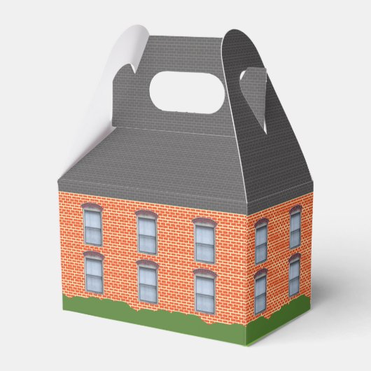 Schoolhuis gepersonaliseerde geschenkdoos bedankdoosjes (Voorkant Zijde)