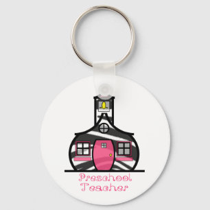 Schoolhuisje voor schoolleraar Zebra Sleutelhanger