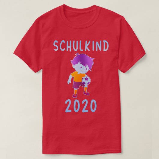 Schoolinschrijving 2020 schoolkind 2 t-shirt (Design voorkant)