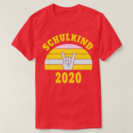 Schoolinschrijving begin schoolkind 1 t-shirt (Design voorkant)