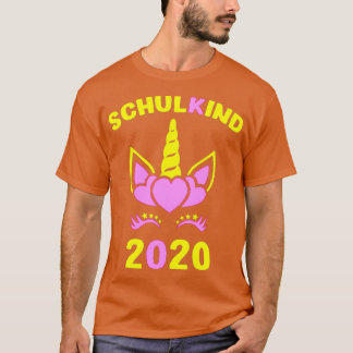 Schoolinschrijving begin schoolkind 1 t-shirt