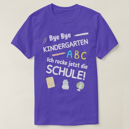 Schoolinschrijving begin schoolkind 24 t-shirt (Design voorkant)