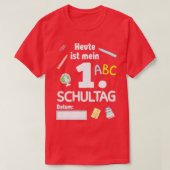 Schoolinschrijving begin schoolkind 31 t-shirt (Design voorkant)