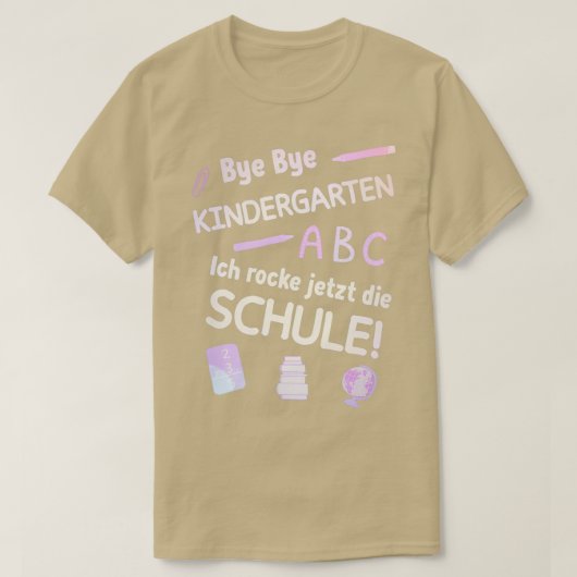 Schoolinschrijving begin schoolkind 52 t-shirt (Design voorkant)