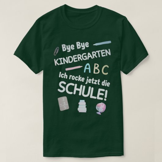 Schoolinschrijving begin schoolkind 55 t-shirt (Design voorkant)