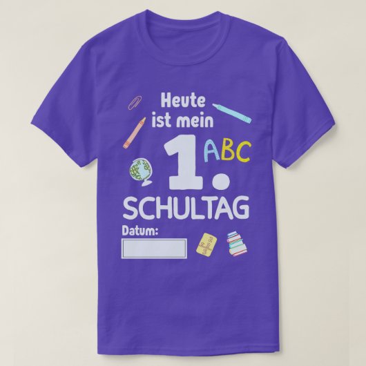 Schoolinschrijving begin schoolkind 66 t-shirt (Design voorkant)