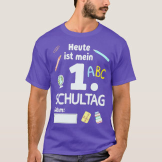 Schoolinschrijving begin schoolkind 66 t-shirt