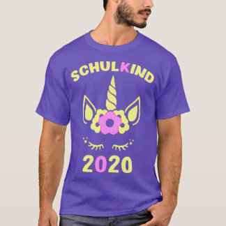 Schoolinschrijving begin schoolkind C T-shirt