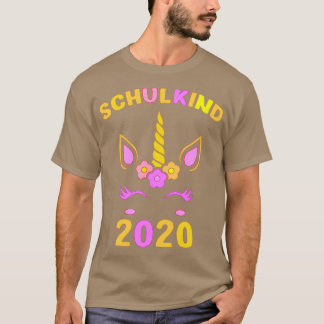 Schoolinschrijving begin schoolkind grappig 7 t-shirt