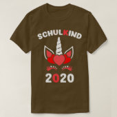 Schoolinschrijving begin schoolkind kinder 4 t-shirt (Design voorkant)