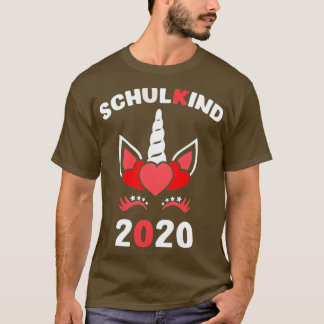 Schoolinschrijving begin schoolkind kinder 4 t-shirt