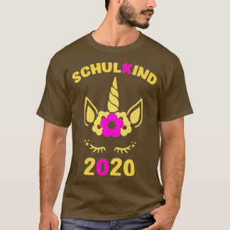 Schoolinschrijving begin schoolkind kinderen 1 t-shirt