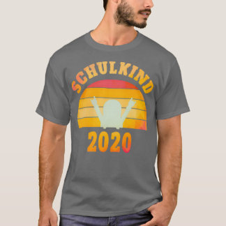 Schoolinschrijving begin schoolschoolschoolbus 1 t-shirt