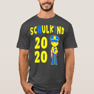 Schoolinschrijving politieschoolgeschenk Klassiek T-shirt