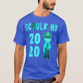 Schoolinschrijvingspolitie schoolkind busdriver Cl T-shirt