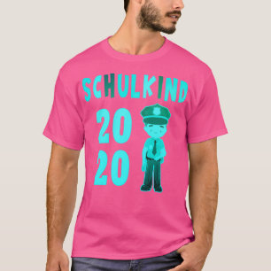 Schoolinschrijvingspolitie schoolonderwijzer t-shirt