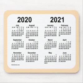 Schooljaar 2020-2021 Agenda van Janz Wheat Muismat