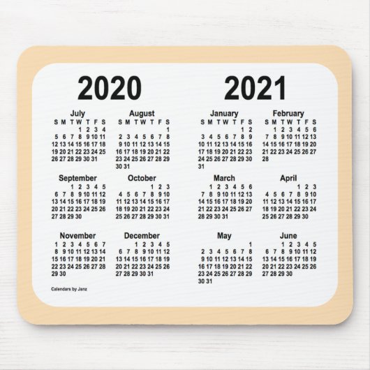 Schooljaar 2020-2021 Agenda van Janz Wheat Muismat (Voorkant)
