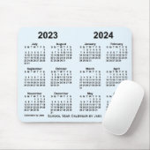 Schooljaar 2023-2024 door Janz Alice Blue Muismat (Met muis)