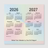Schooljaar 2026-2027 Rainbow-agenda van Janz (Voorkant)