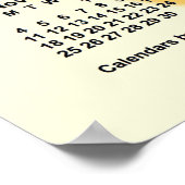 Schooljaar kalender 2035-2036 Sunny Days door Janz Poster (Hoek)