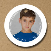 Schooljaar Keepsake foto Bedankjes Labels