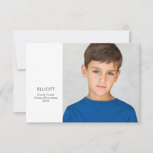 Schooljaar Keepsake fotokaart