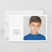 Schooljaar Keepsake fotokaart (Voorkant)