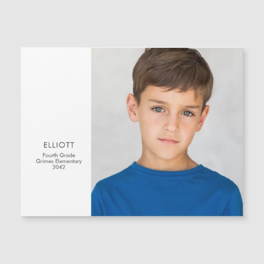 Schooljaar Keepsake Fotomagneet (Voorkant)