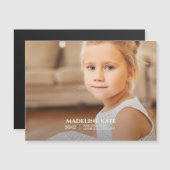 Schooljaar Keepsake Fotomagneet (Voorkant / Achterkant)