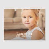 Schooljaar Keepsake Fotomagneet (Voorkant)