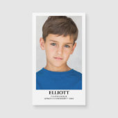 Schooljaar Keepsake Fotomagneet (Voorkant)