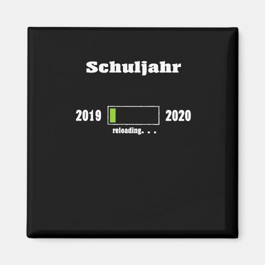 Schooljaar Laadbalk Magneet (Voorkant)