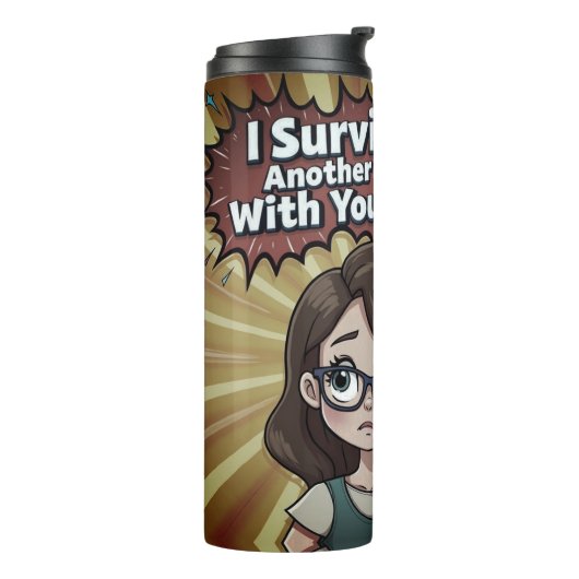 Schooljaar Overlevende gloed Thermosbeker (Gedraaid links)