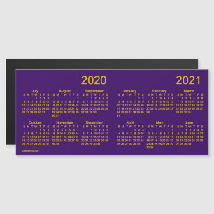 Schooljaarkalender 2020-2021 door Janz Paarse