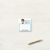 schooljongen mitswa plaknotitie post-it® notes (Op bureau)