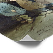 Schooljongens op de speelplaats poster (Hoek)