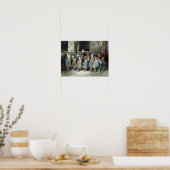 Schooljongens op de speelplaats poster (Keuken)