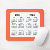Schoolkalender 2023-2024 van Janz Tomato Red Muismat (Met muis)