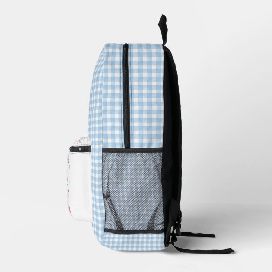 schoolkam | Grade School Gingham Bedrukte Rugzak (Rechts)