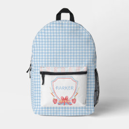 schoolkam | Grade School Gingham Bedrukte Rugzak