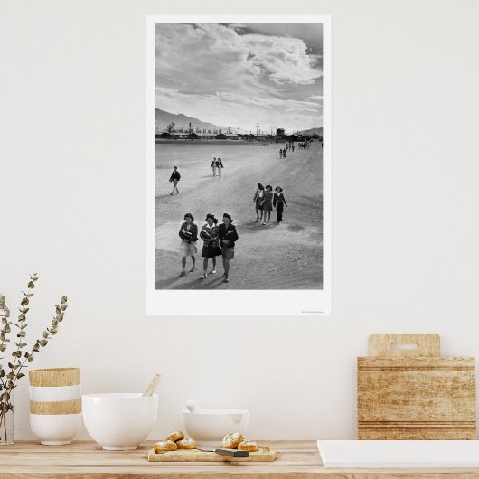 Schoolkinderen II 1943 Poster (Keuken)