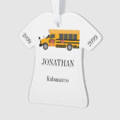 Schoolkinderen met speciale acrylversiering ornament (voorkant)