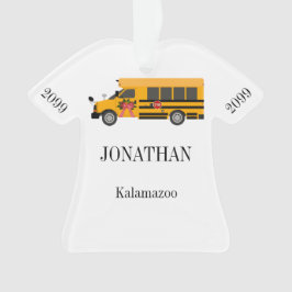 Schoolkinderen met speciale acrylversiering ornament