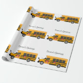 Schoolkinderen met speciale kerstdagen cadeaupapier (Uitgerold)