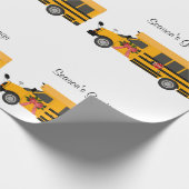 Schoolkinderen met speciale kerstdagen cadeaupapier (Hoek)